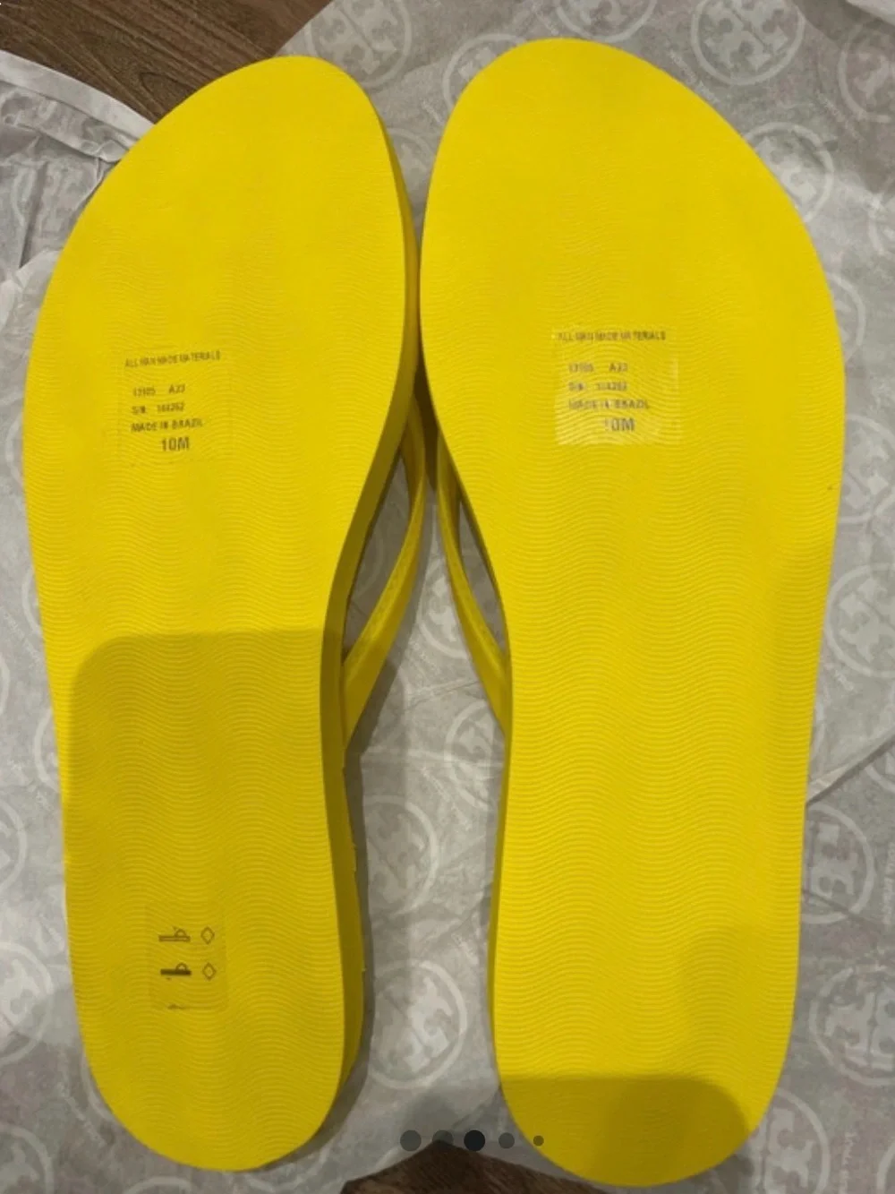 Tory Burch Kira firefly yellow Rubber Flip Flops - Casual Summer sandals